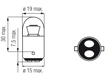 Изображение Bosma lempute BA15d, 10W                                                                                                                              