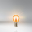 Vaizdas Osram lemputė, PY21W, 21W, BAU15s, oranžinė 7507                                                                                                      