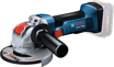 Vaizdas Kampinis šlifuoklis Bosch GWX 18V-10 PC SOLO X-Lock; 18 V (be akum                                                                                    