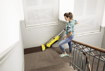 Karcher FC 5 kietu grindu valiklis - elektrinis grindu valiklis 60 kv.m. - Lengvas valymas vienu metu, iskaitant pora universaliu voleliu ir 30 ml RM 